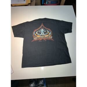 Baldhill Hawgbarn Harley Davidson Indian Biker T Shirt Size 2XL